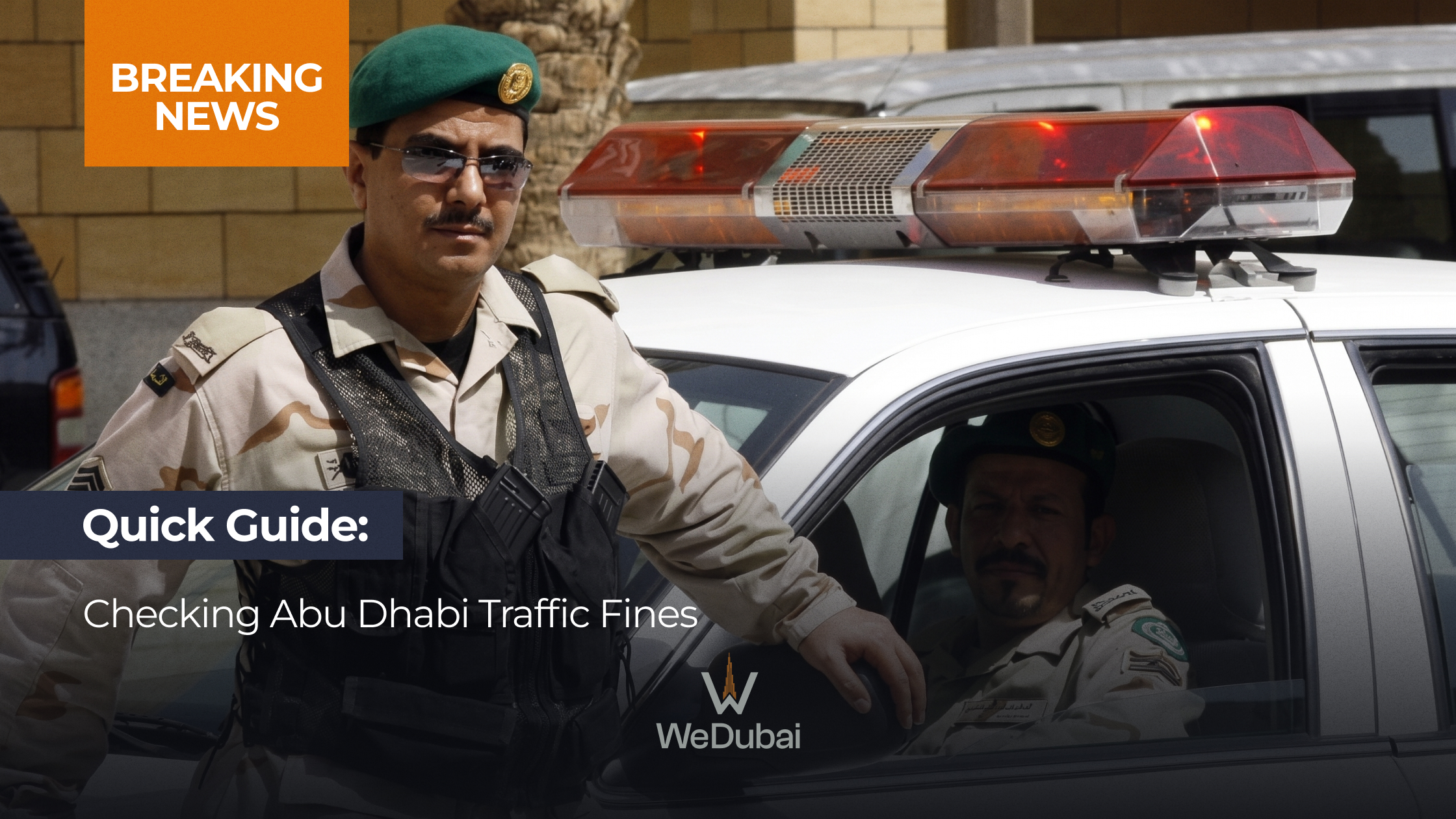 Quick Guide: Checking Abu Dhabi Traffic Fines